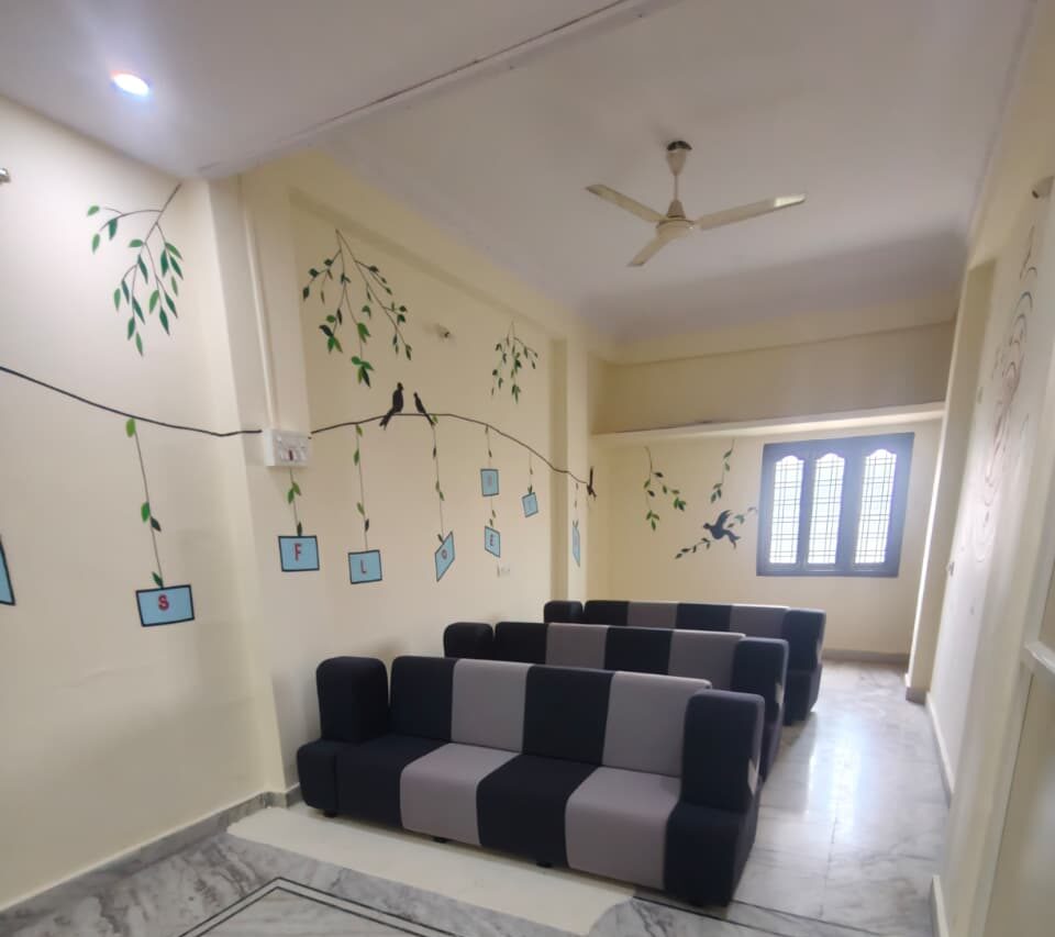 Projector room of best preschool in nandi hills