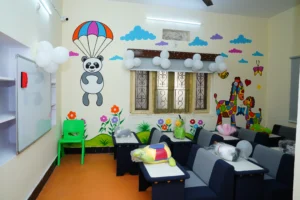 Classroom of best play school near DD Colony