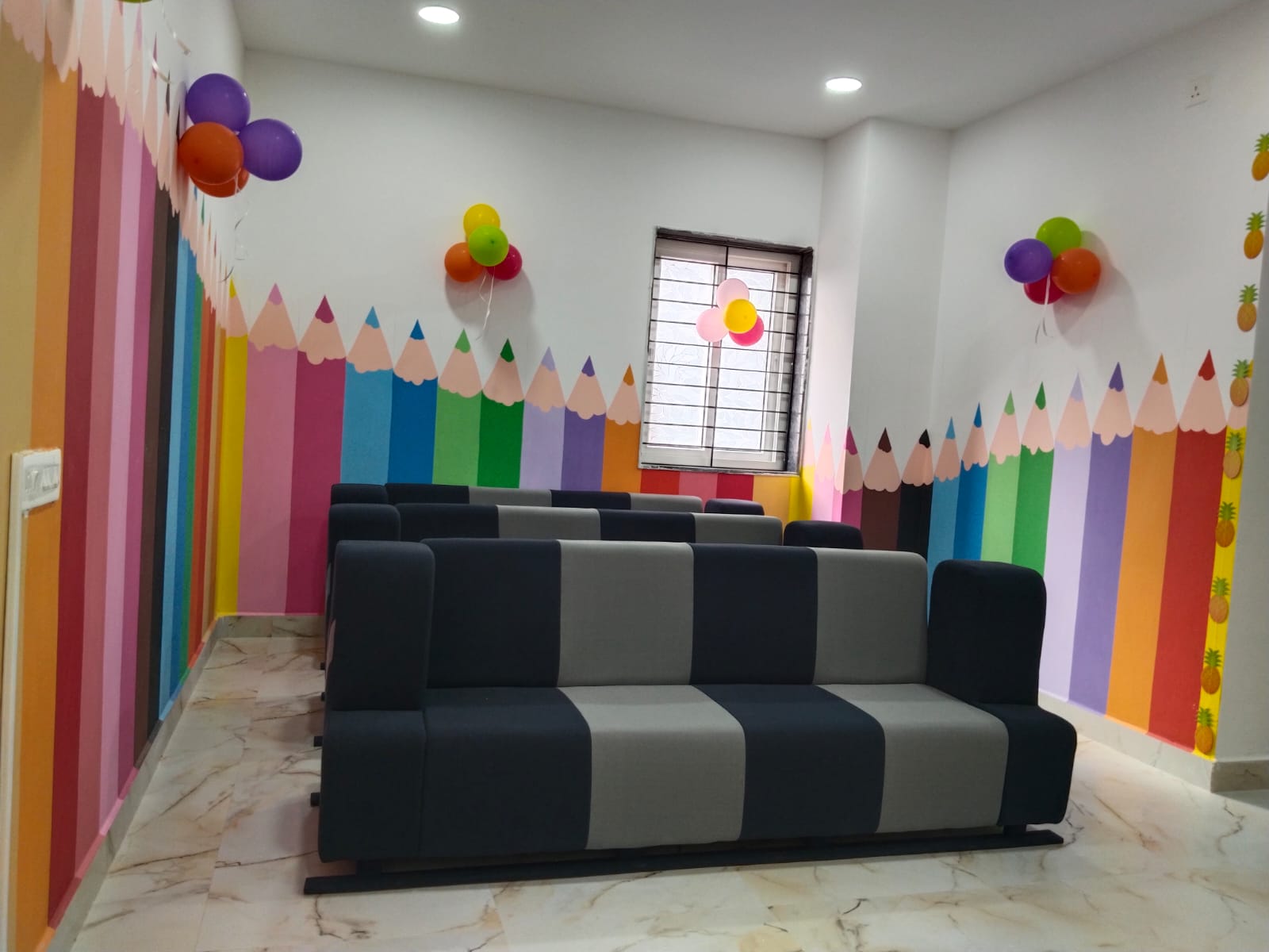 Projector Room of the best play school near moosapet
